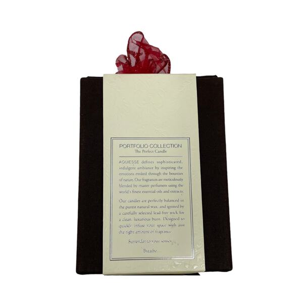 Aquiesse Portfolio Collection Golden Amber Soy Candle Discontinued RARE Gift Box - Picture 6 of 14